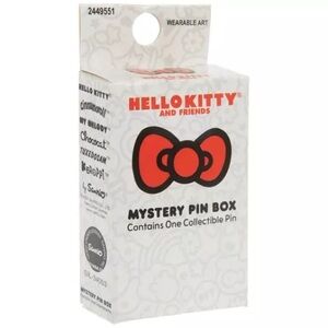 Hello Kitty and Friends Red Bow Mystery Pin Box